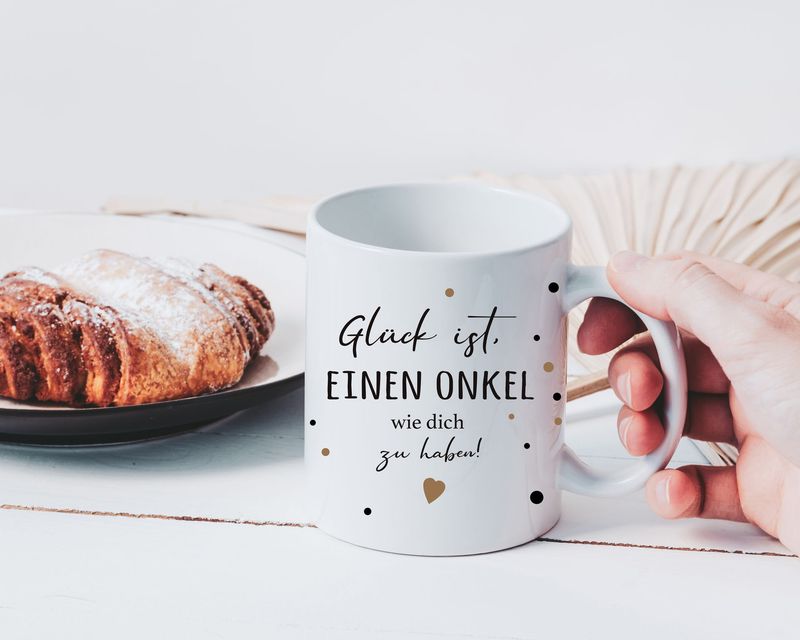 Tasse "Glück ist, einen Onkel wie dich zu haben"