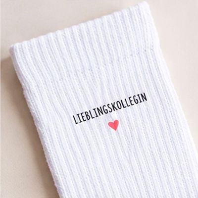 Lieblingskollegin Socken | Geschenk für Kollegin | Personalisierte Socken mit Name