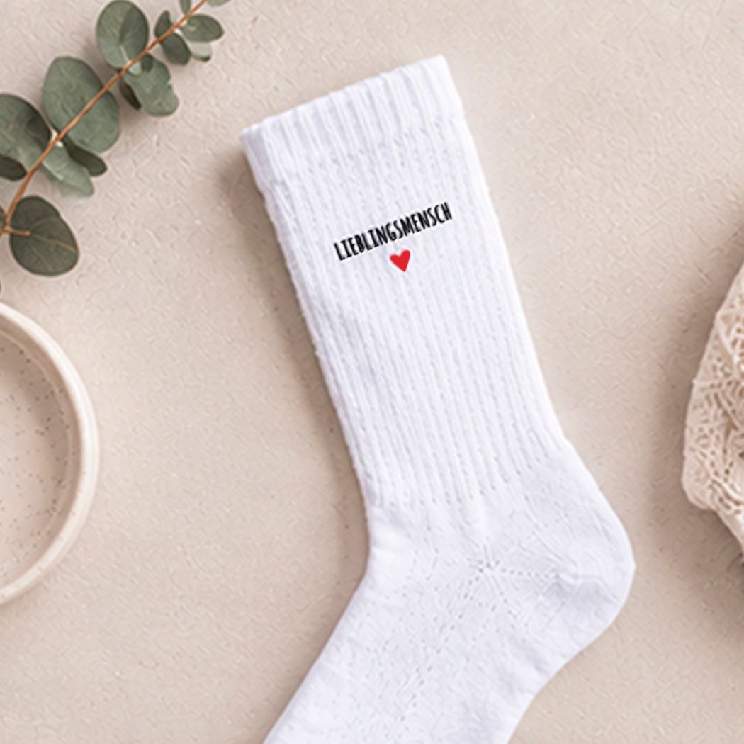 Lieblingsmensch Socken | Geschenk für Freunde | Personalisierte Socken mit Name