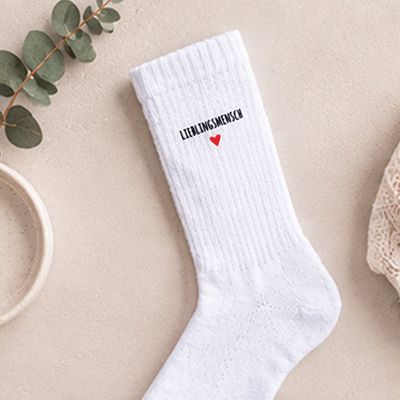 Lieblingsmensch Socken | Geschenk für Freunde | Personalisierte Socken mit Name Lieblingsmensch Socken | Geschenk für Freunde | Personalisierte Socken mit Name