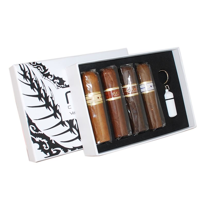 Nub Variety 4-Cigar Sampler with a Punch Cutter