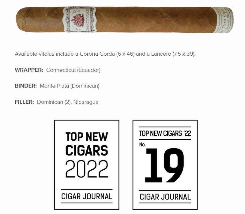 Martinique: Corona Gorda (6x46)