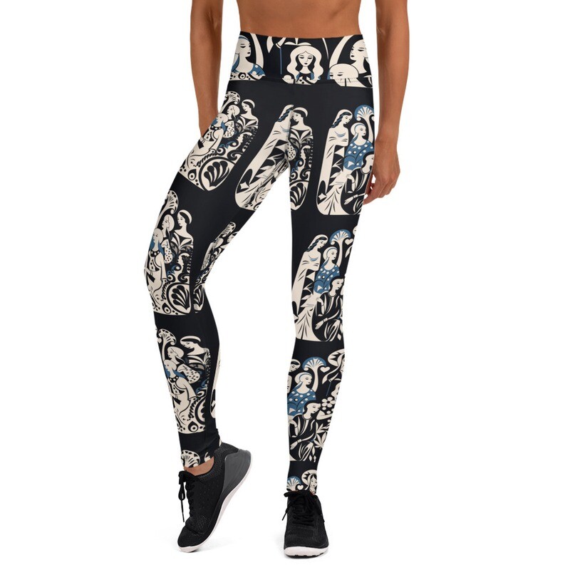A Gathering of Saints Yoga Leggings
