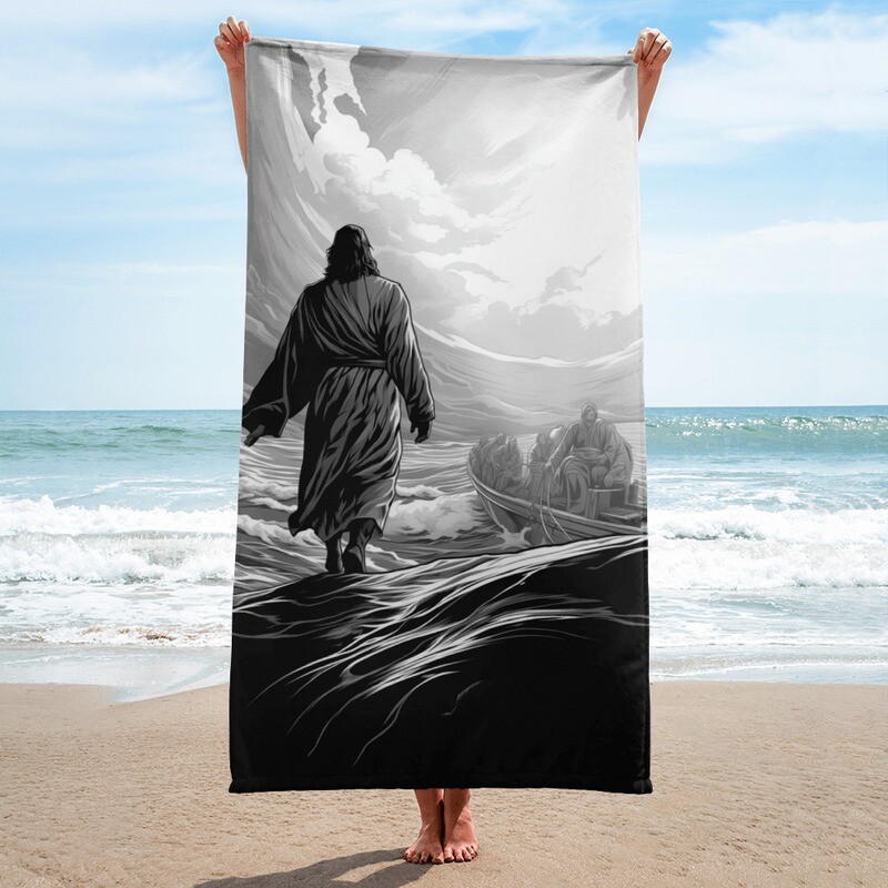  Jesus Walking on Water Towel