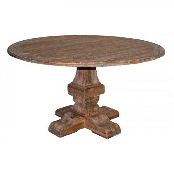 55&quot; Round Pine Table