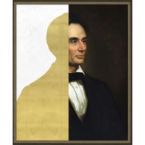 GILDED ABRAHAM LINCOLN
