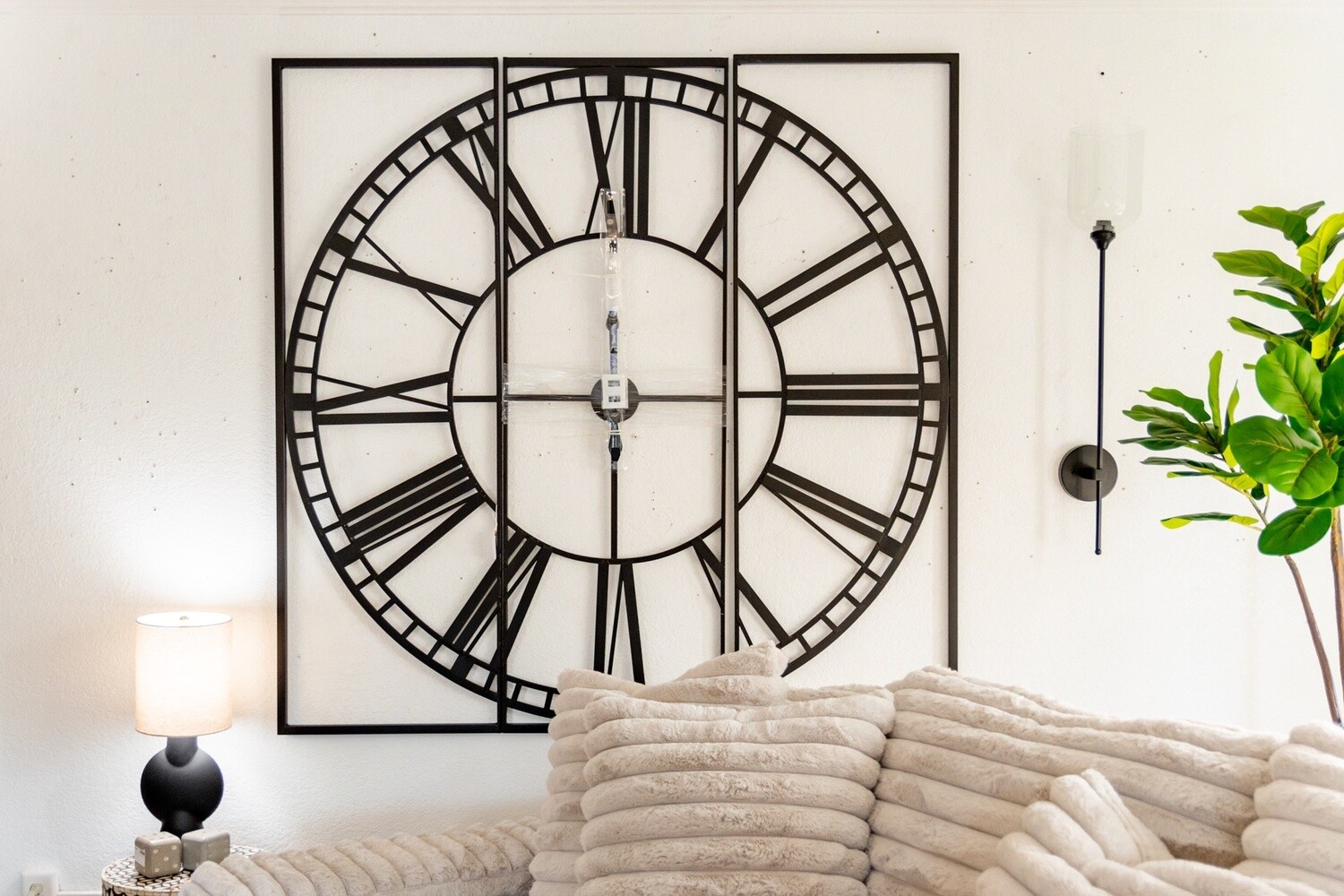 MBW - 60&quot; SQUARE INDUSTRIAL CLOCK