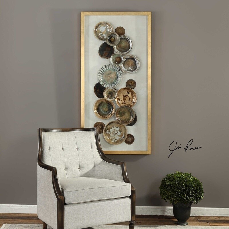 MBW -  PLATES SHADOW BOX  29&quot;W x  59&quot;H