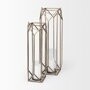 MBW - GOLD METAL CAGE LANTERN  36&quot; H