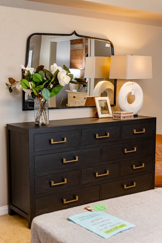 Black Elm Modern Dresser