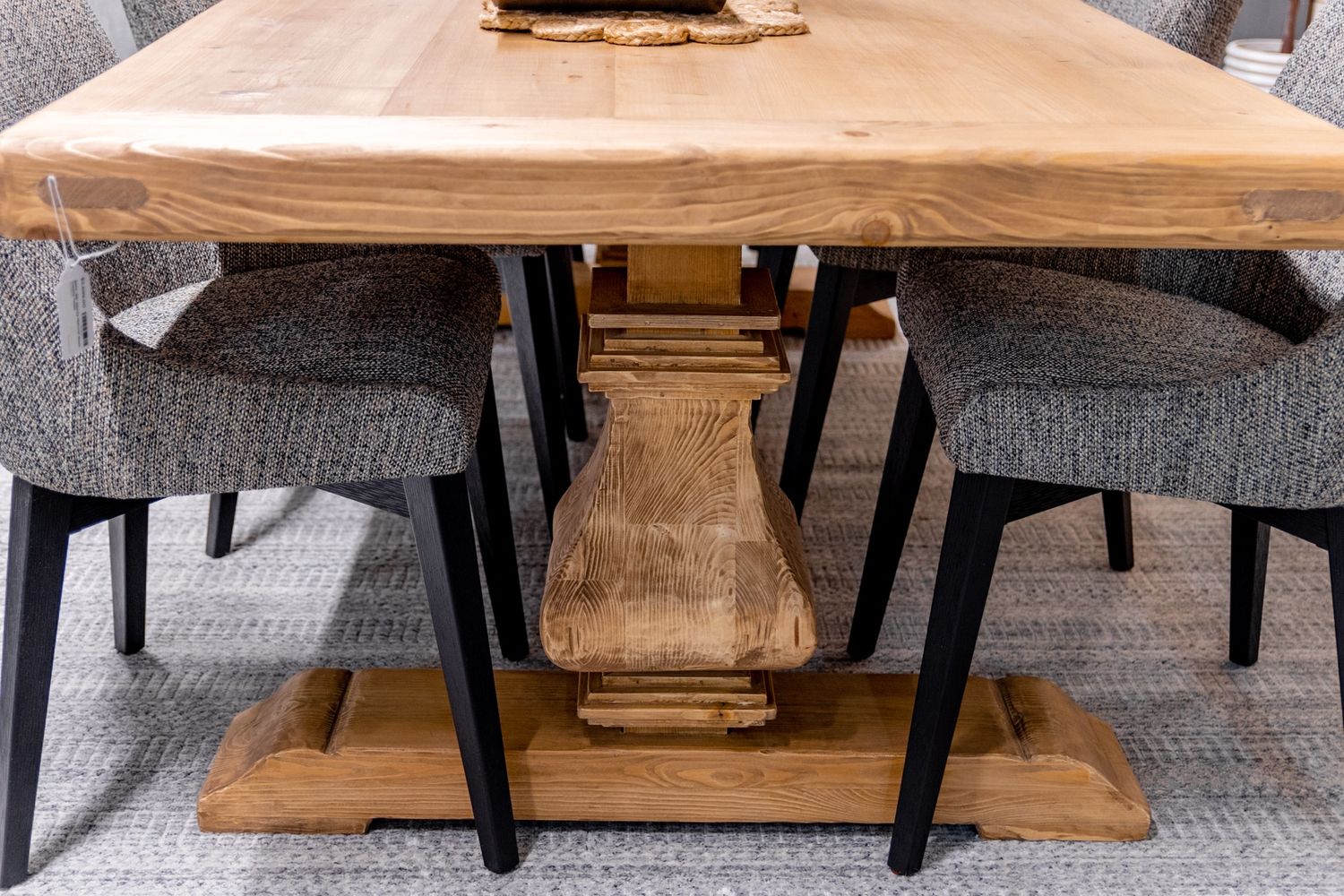 Monty Dining Table, Colour: Natural, Size: 96