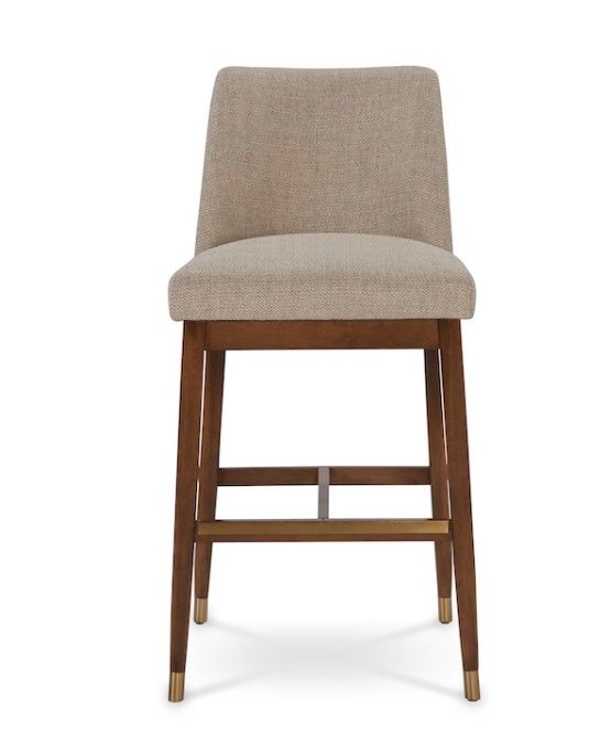 Cole Counter Stool Herringbone Haze