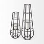 MBW - BLACK CYLINDRICAL LANTERN 40&quot;