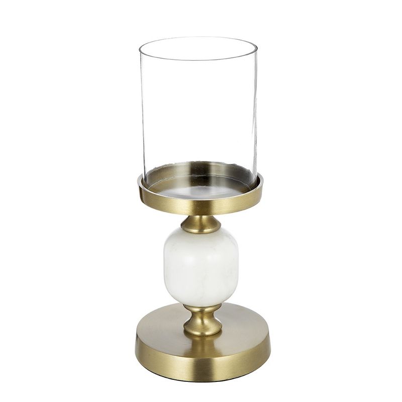 MBW - GOLD &amp; MARBLE HURRICANE PILLAR