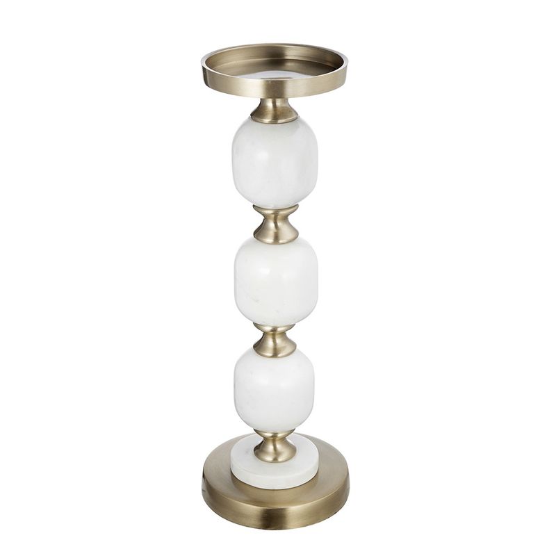 MBW - MARBLE &amp; GOLD PILLAR HOLDER