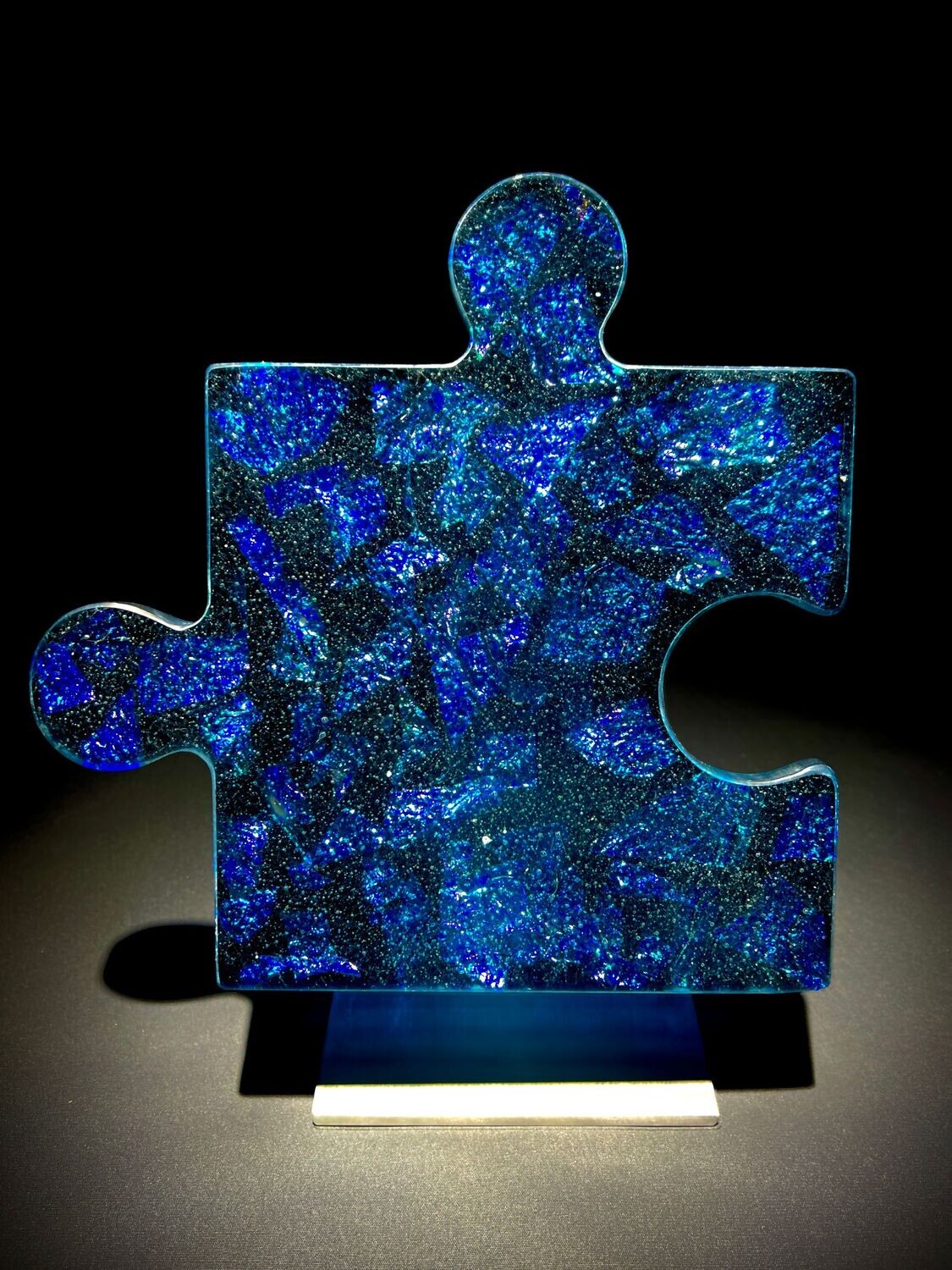 Puzzler - Blue Dichroic