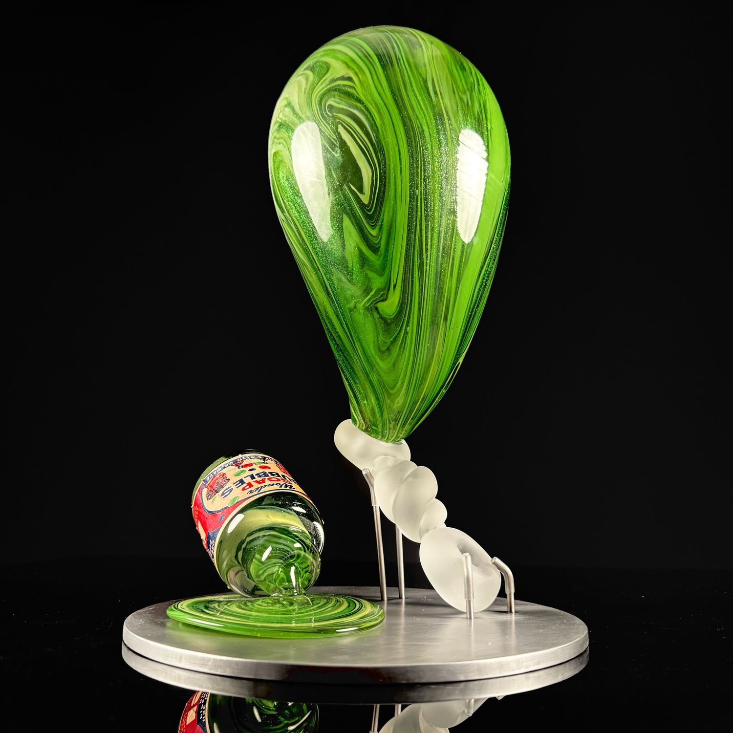 Bubble Bloom - Green Marbled