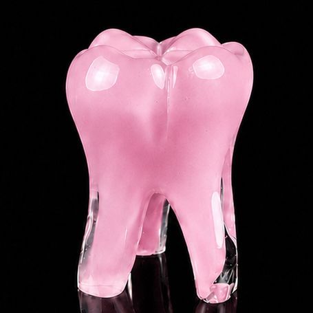 Glass Tooth - Pink Enamel