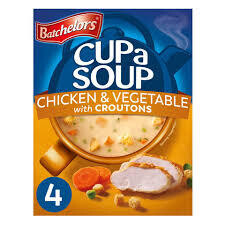 Batchelors Cup a Soup Chicken &amp; Vegetable with Croutons 110g