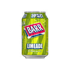 Barrs Limeade Can 330ml