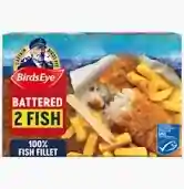 Birds Eye 2 Battered Cod Fillets 200g