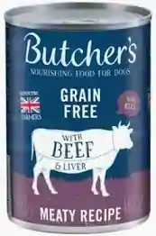 Butcher&#39;s Beef &amp; Liver Dog Food Tin 400g