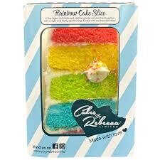 Cakes by Rebecca Rainbow Cake Slice