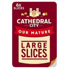 Cathedral City Sliced Mature Cheddar 180g