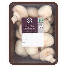 Coop Mushrooms Closed Cup 250g