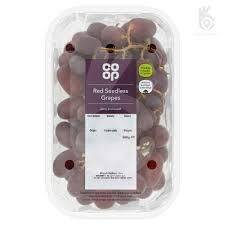 Coop Red Seedless Grapes 500g