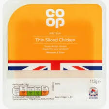Co-op Thin Sliced Chicken 100g