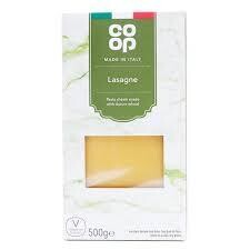 Co-op Plain Lasagne Sheets 500g
