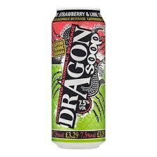 Dragon Soop Strawberry &amp; Lime 500ml