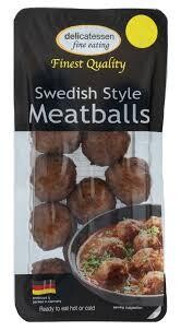 Delicatessen Fine Eating Swedish Style Meatballs 200g
