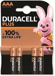 Duracell Plus 100 AAA 4 Pack