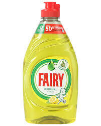 Fairy Lemon Washing Up Liquid with Lift Action 383ml