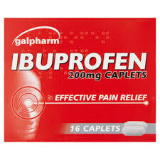 Galpharm Ibuprofen 200mg Caplets 16 caplets