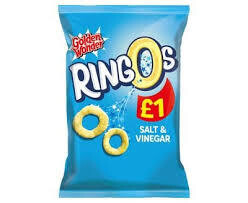 Golden Wonder Ringos Salt &amp; Vinegar 55g