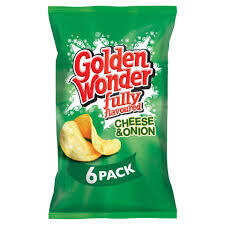 Golden Wonder Cheese &amp; Onion 6 Pack