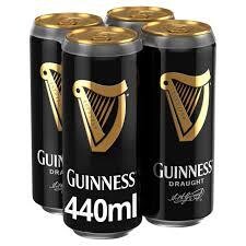 Guinness Draught Stout Beer 4 x 440ml