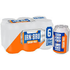 IRN-BRU Sugar Free Cans 6 x 330ml