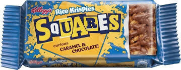 Kellogg&#39;s Rice Krispies Squares Curious Caramel &amp; Chocolate 36g