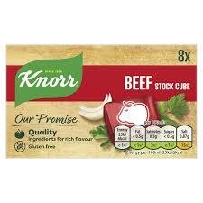 Knorr Beef Stock Cubes 8 x 10 (80g)