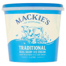 Mackie&#39;s Traditional Ice Cream 1L
