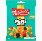 Maynards Bassetts Mini Gems Sweets Bag 130g