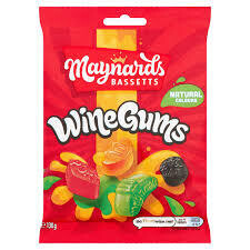 Maynards Bassetts Wine Gums 130g