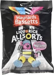 Maynards Bassetts Liquorice Allsorts Sweets Bag 130g