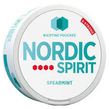 Nordic Spirit Nicotine Pouches Spearmint Extra Strong 12mg