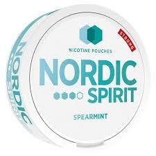 Nordic Spirit Nicotine Pouches Spearmint Strong 9mg