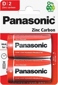 Panasonic Battery &quot;D&quot; Electronic Batteries